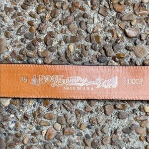 Men's Tan Leather Belt